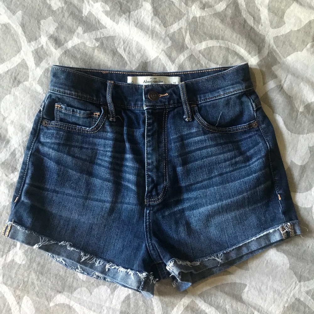Abercrombie & Fitch Blue Jean Shorts